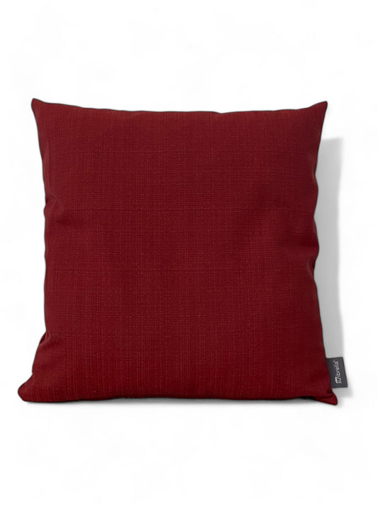 Sunbrella sierkussen 45x45 Linen Crimson Red