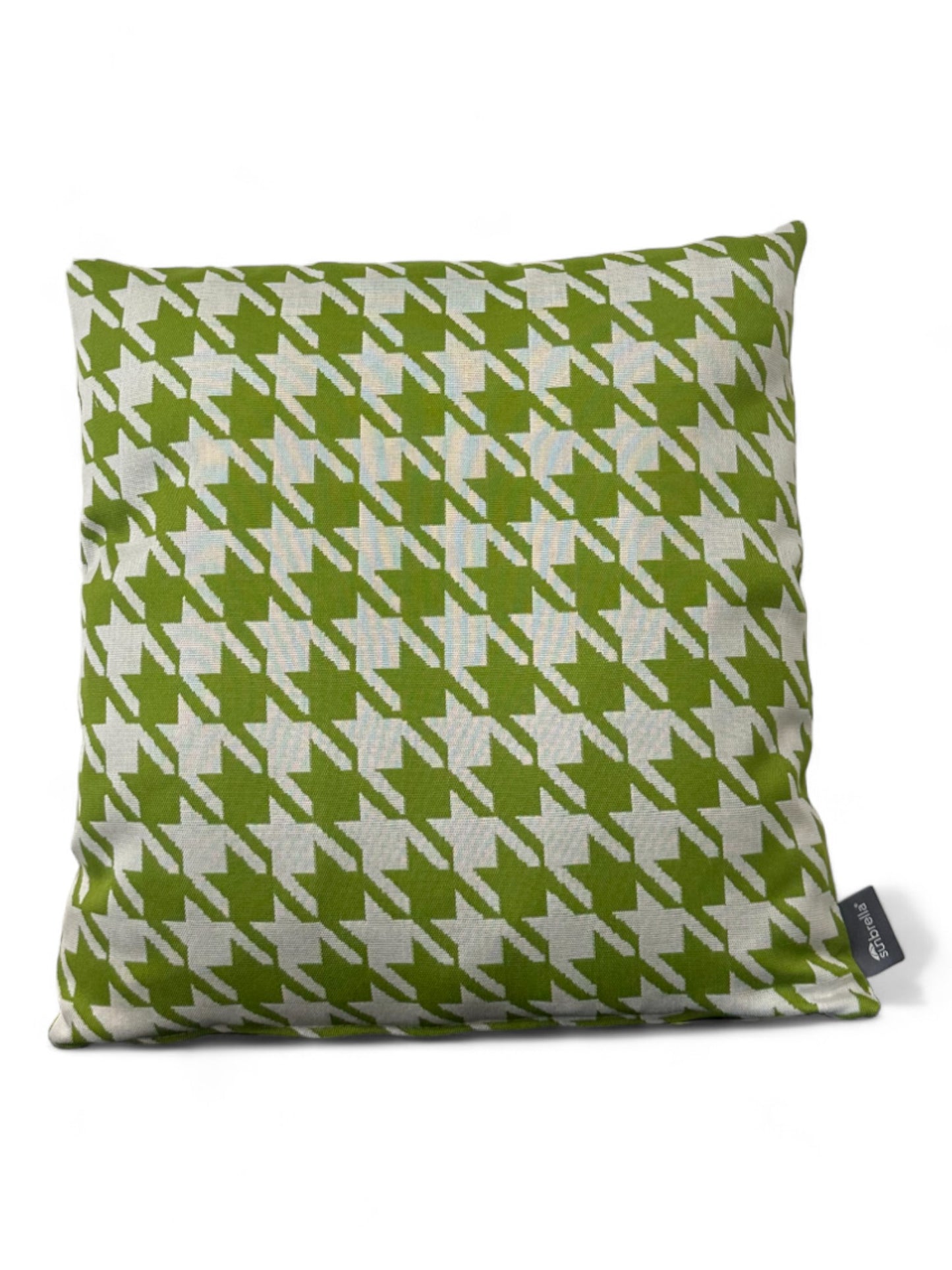 Sunbrella sierkussen 45x45 Jacquard pied de poule amande
