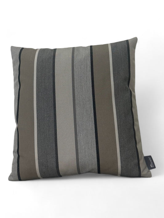Sunbrella sierkussen 45x45 Solids quadri grey