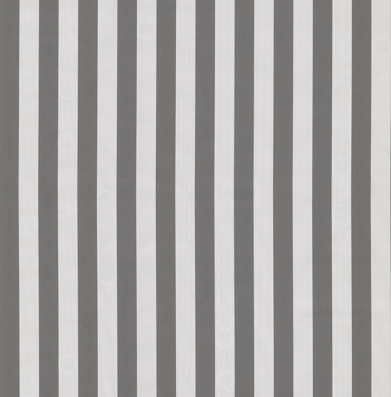 Sunbrella sierkussen 45x45 Solids Yacht stripe charcoal  grey